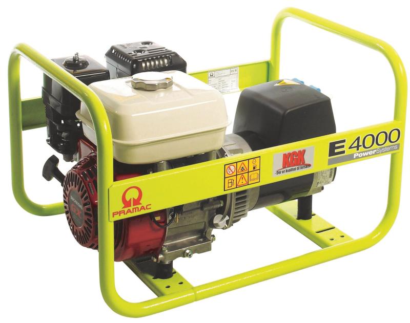 Pramac Benzin Generator 4kVA - Professionel Ydeevne
