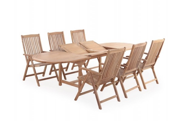 Alma Devon Teak Havemøbelsæt