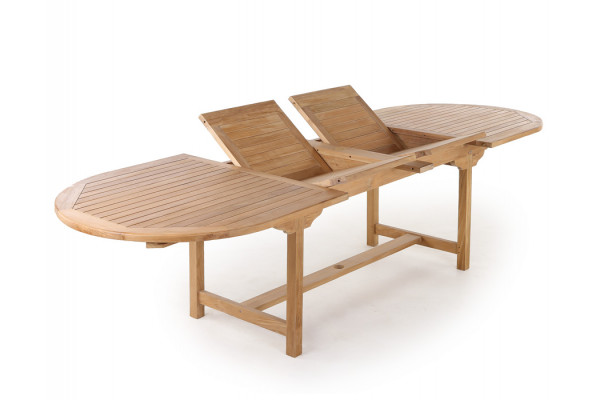 Alma Teak Udtræksbord 100x200 250 300