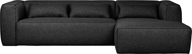 Bean  Hjørnesofa Højrevendt  Mørkegrå  H73x175x305    Stof