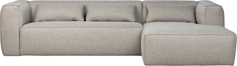 Bean  Hjørnesofa Højrevendt  Lysegrå  H73x175x305    Stof