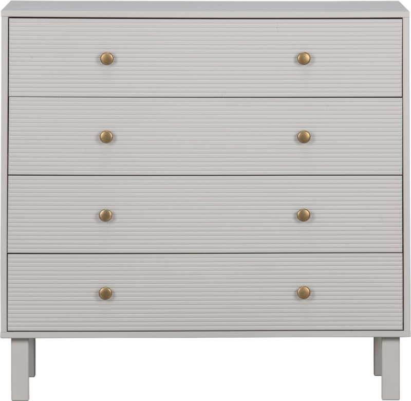 Madu  Kommode  Grå  H91x52x94    Fyrretræ  Metal