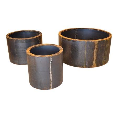Cylinder Formet Plantekummer   Corten ø60   H60