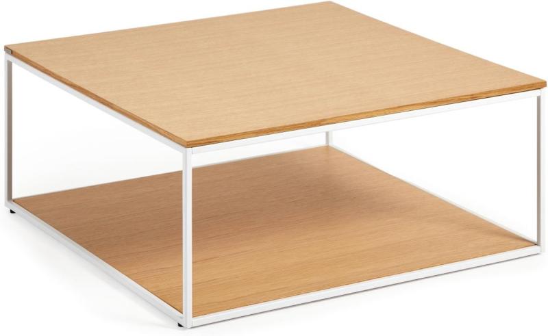 Yoana  Kaffebord  Natur Hvid  H35x80x80