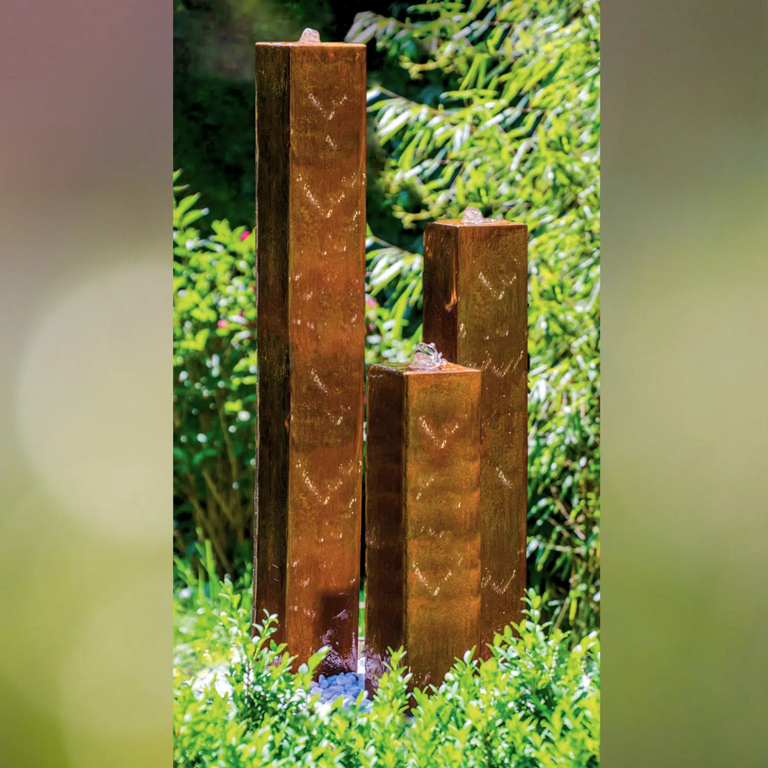 Brazil     Vandfontæne 125     Corten Stål