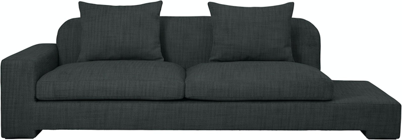 Bay  Sofa  Grøn  H70x92x250    Stof