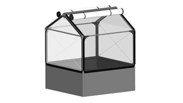 Growcamp Drivhus     M2 Basic Air Pvc