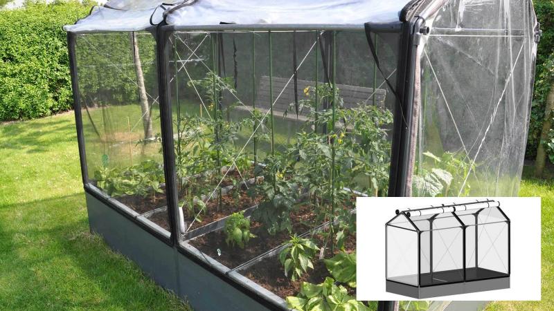 Growcamp Drivhus     M2 Høj Pvc