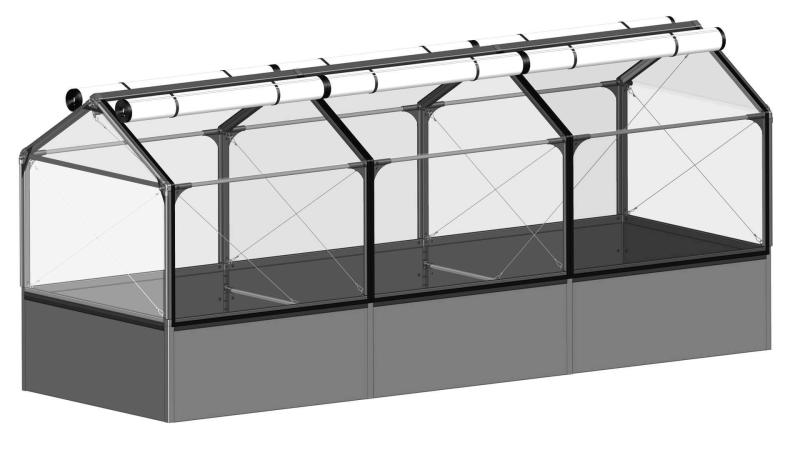 Growcamp Drivhus     M2 Pvc