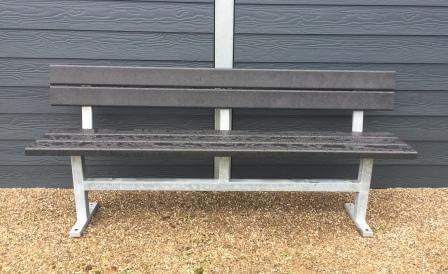 Bænk Med Ryglæn Ural Black
