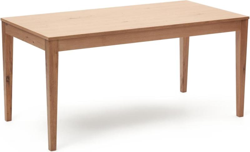 Yain  Spisebord Med Udtræk  Natur  H76x160x80    Massivt Træ