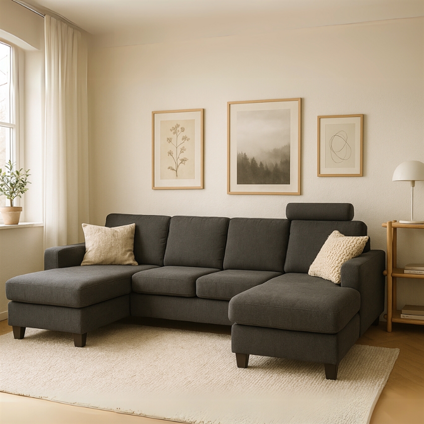 Aalborg  -sofa Mørkegrå   277