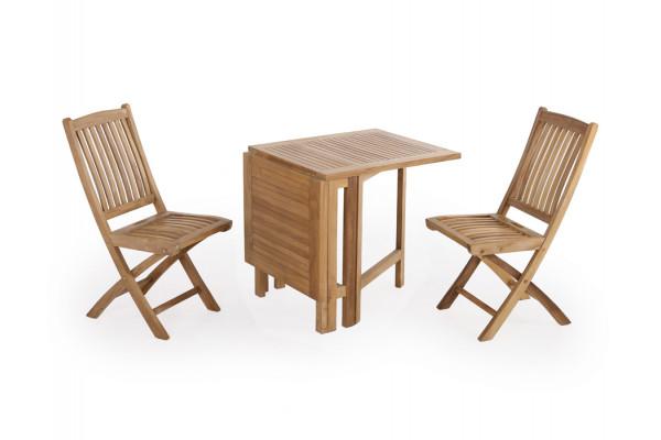 Marstal Teak Cafesæt     Mia Stole   Armlæn