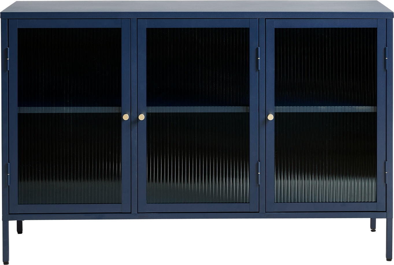 Bronco  Skænk  Blå  H85x132x40    Glas