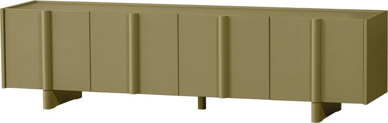 Basu   -bord  Grøn  H53x46x200    Fyrretræ