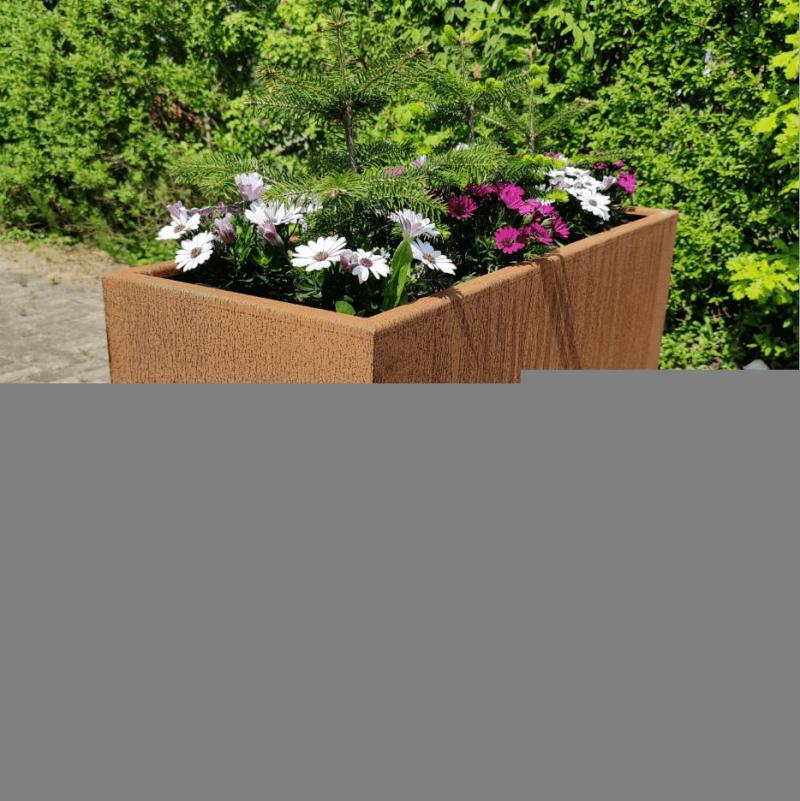 Plantekasse   Corten Stål 120   40   55  Uden Hjul