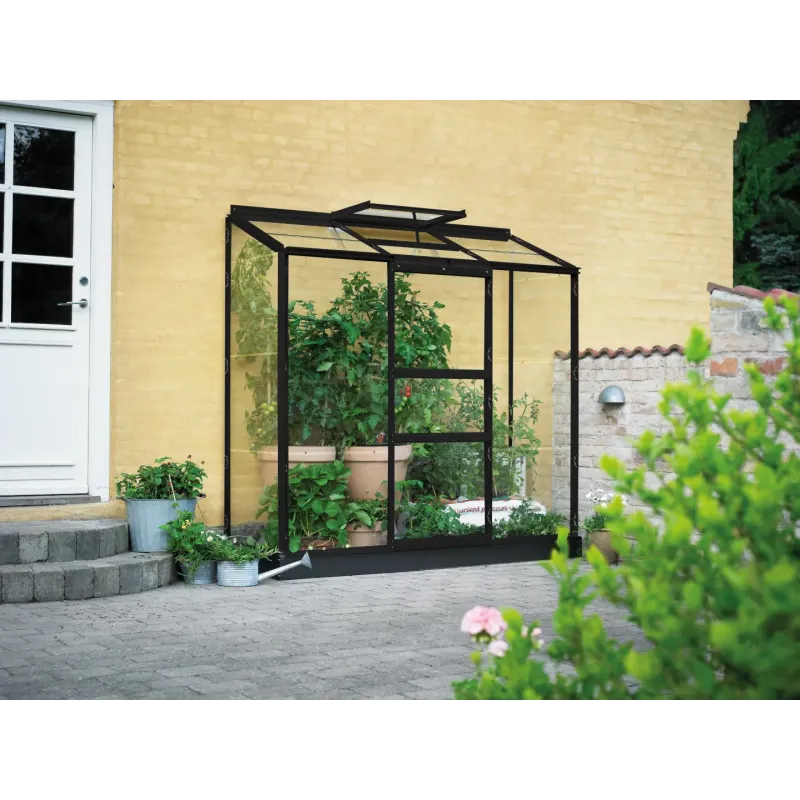 Halls Drivhus Altan   Sort        Glas F09948