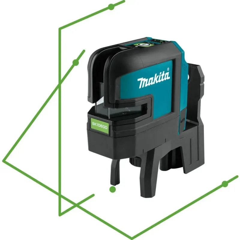 Makita   Punkt Krydslaser Grøn 12v Sk106gdz