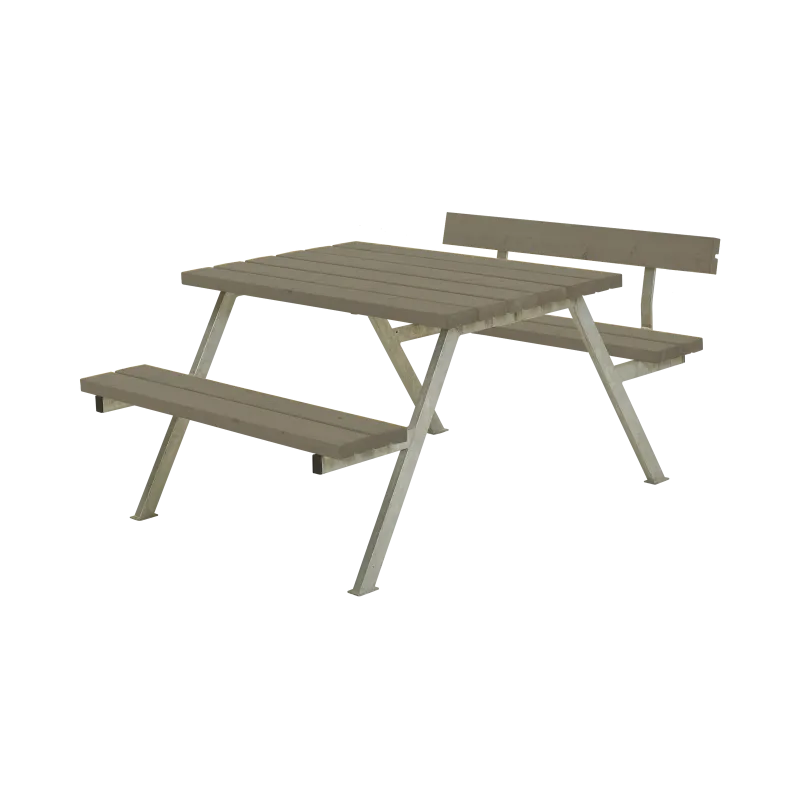 Plus Alpha Bord Bænkesæt     Ryglæn 118   Gråbrun
