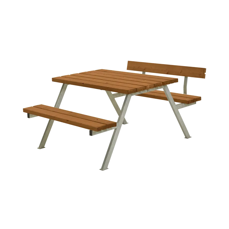 Plus Alpha Bord Bænkesæt     Ryglæn 118   Teak