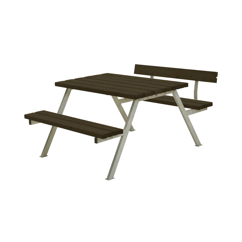 Plus Alpha Bord Bænkesæt     Ryglæn   118       Sort