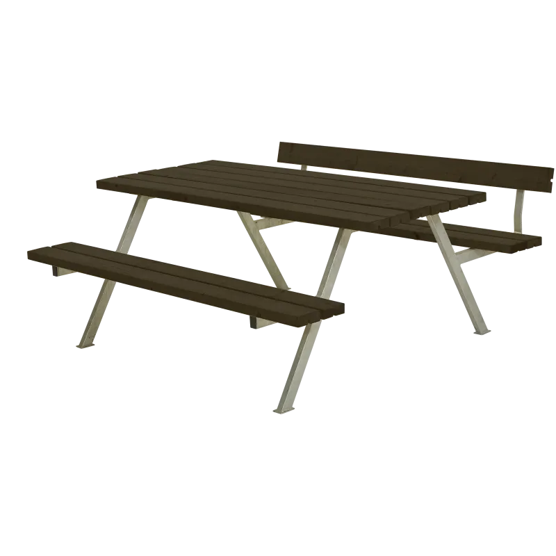 Plus Alpha Bord Bænkesæt     Ryglæn   177       Sort