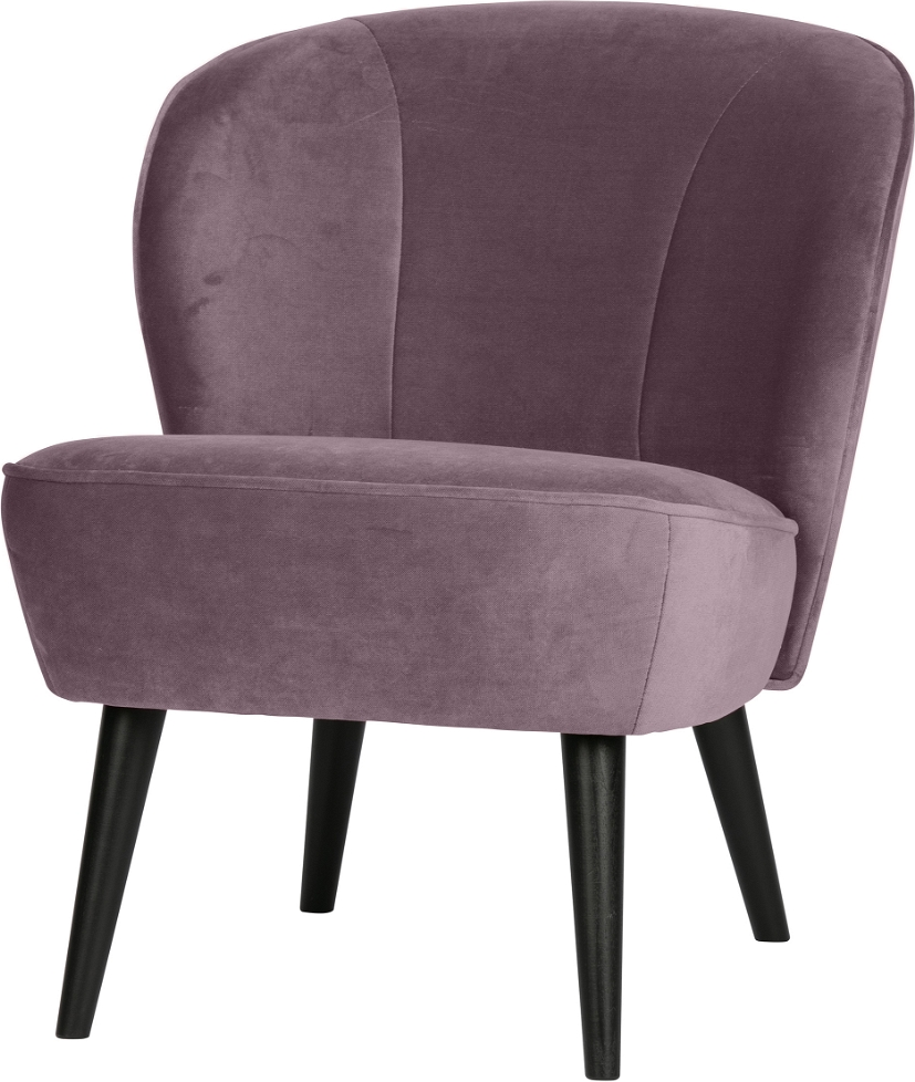 Sara  Lænestol  Lilla  H71x59x70