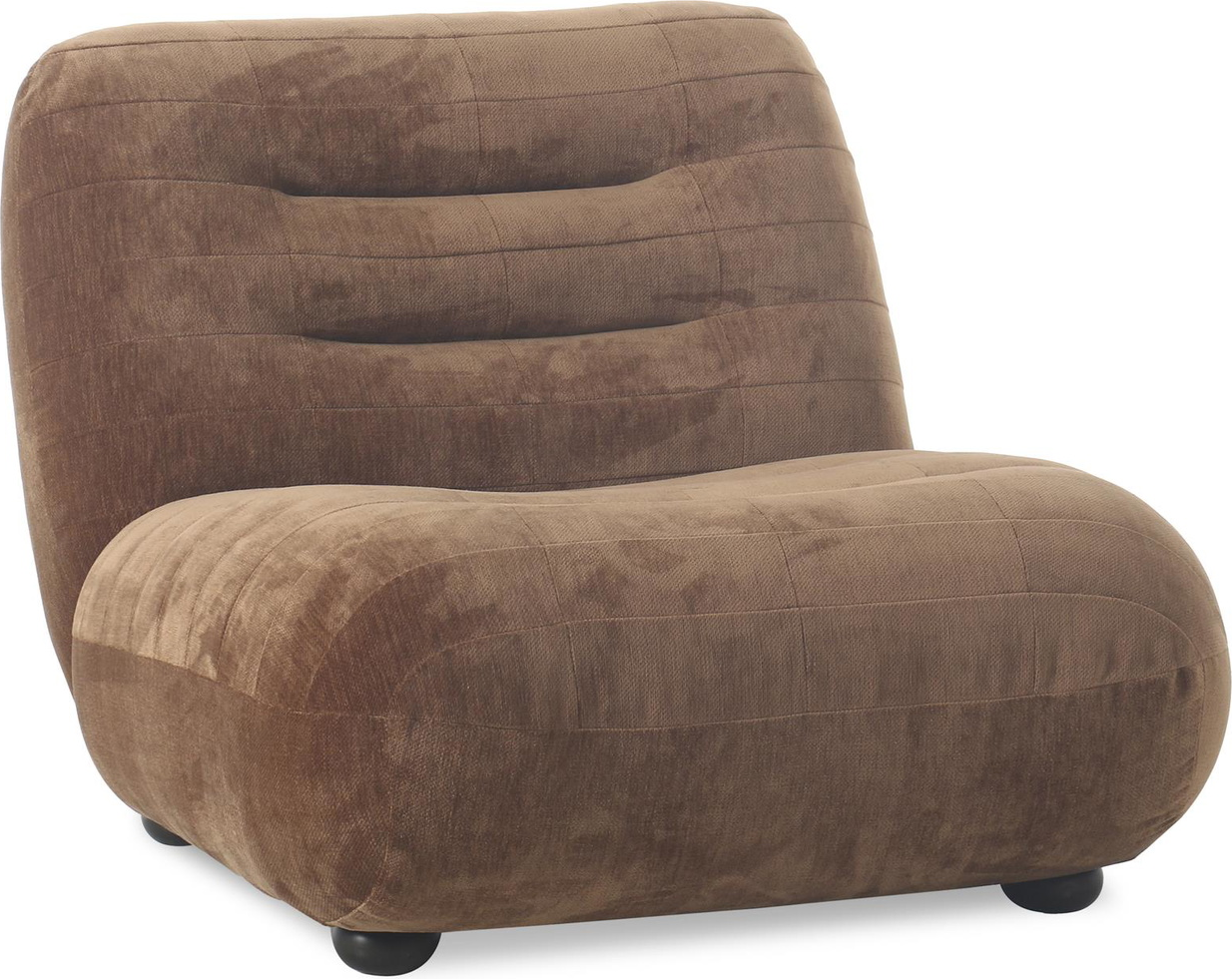 Wyatt  Loungestol  Mudderbrun  Polyester   : 101    : 70      : 87