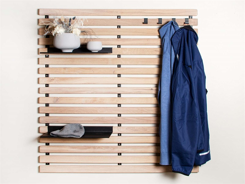 2easy  Ophængsløsning  Smoked  H100x98      Metal   Egetræ